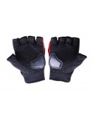 Мотоперчатки YM001-15 (короткие) красные size L УЦЕНКА