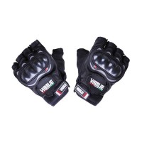 Мотоперчатки YM001-15 (короткие) черные size L