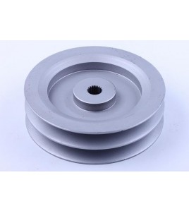 Шкив ремня редуктора ведомый 2 ручья - 168F-170F