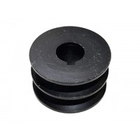 Шкив ремня ведущий 2 ручья (посадочный диаметр 19 мм) - 168F УЦЕНКА