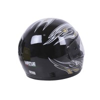 Шлем MD-А105 (с бородой) черный с золотистым - VIRTUE