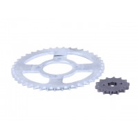 Звезда, к-т 2 шт.: задняя + передняя 41Т/14Т 428H - Альфа YBX