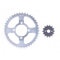 Звезда, к-т 2 шт.: задняя + передняя 41Т/14Т 428H - Альфа YBX