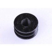 Шкив ремня 2 ручья под коленвал диаметр 25 мм (тип 2) - 177F