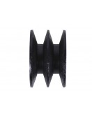 Шкив ремня 2 ручья под коленвал диаметр 25 мм (тип 2) - 177F УЦЕНКА