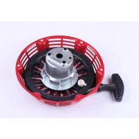 Стартер ручной нового образца в сборе со стаканом - 188F