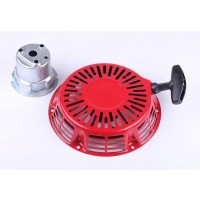 Стартер ручной нового образца в сборе со стаканом - 188F