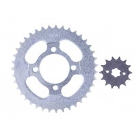 Звезда, к-т 2 шт.: задняя + передняя 39Т/14Т 428H - Альфа YBX