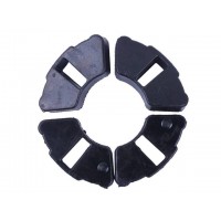 Резинки демпфера черные, к-т: 4 шт. - Дельта/Альфа YBX