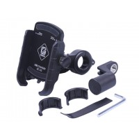 Держатель телефона ( крепление на руль) M8C черный (с зарядкой) (Kewiq)