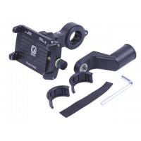 Держатель телефона (крепление на руль) черный M7 (Kewiq)