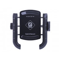 Держатель телефона (крепление на руль) черный M8SP (Kewiq)