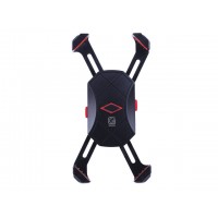 Держатель телефона (крепление на руль) черный с красным M13A (Kewiq)