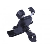 Держатель телефона (крепление на руль) черный M14-C1 (Kewiq)