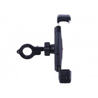 Держатель телефона (крепление на руль) черный M14-C1 (Kewiq)