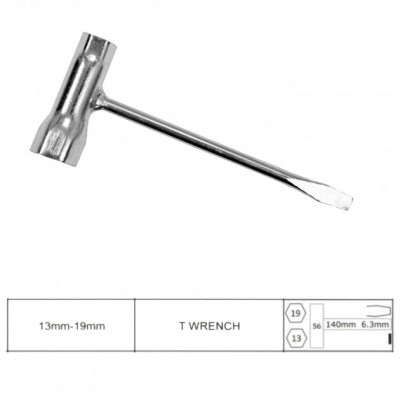 Свечной ключ 13/19 мм тип1