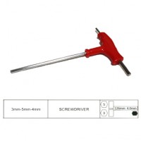 Шестигранный ключ (тройник) 3/5/4 мм