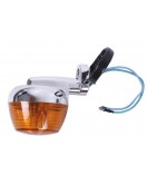 Поворот круглый (пластик хром) (1шт.) - Альфа - TTG