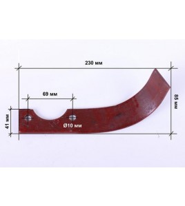 Нож фрезы правый 325gr L-225 мм - 178F/186F