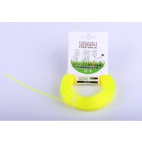 Леска диаметр 2.4 мм квадрат плетенка L-15m (картон)