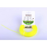 Леска диаметр 2.4 мм квадрат плетенка L-15m (картон)