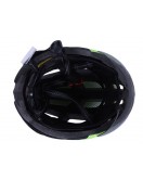 Шлем защитный черный с желтым с габаритным фонарем и очками size L - TTG