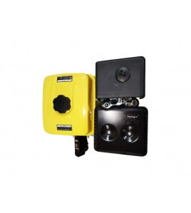 Двигатель 194FE - бензин (под шпонку диаметр 25 мм) (с понижающим редуктором 1/2) (22 л.с.) с электростартером - YBX