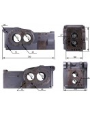 Корпус КПП и заднего моста Foton 240/244