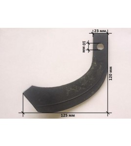 Нож фрезы левый 200gr 120*125 мм - RF