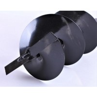 Шнек L-800 мм диаметр 200 мм для мотобура