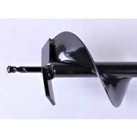 Шнек L-1000 мм диаметр 120 мм для мотобура