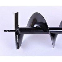 Шнек L-1000 мм диаметр 200 мм для мотобура