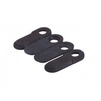 Нож режущий прямоугольный, к-т: 4 шт. - KRO 900