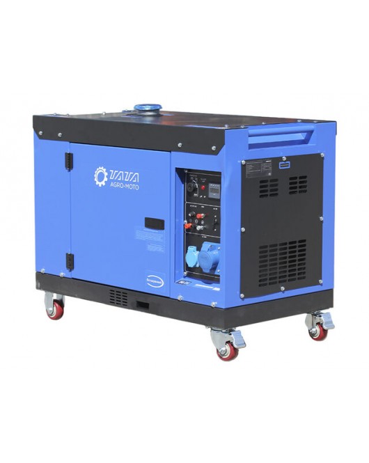 Генератор дизель JM9000TD 6.0/6.5KW (однофазный+свеча накала) бесшумный ТАТА