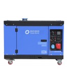 Генератор дизель JM10000TD 6.5/6.8KW (однофазный+свеча накала) бесшумный ТАТА