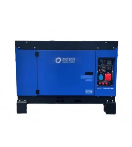 Генератор дизель JM15000TD 12KW (однофазный/трехфазный+свеча накала) бесшумный ТАТА
