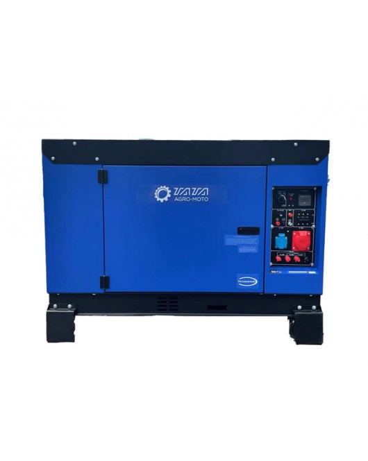Генератор дизель JM15000TD 12KW (однофазный/трехфазный+свеча накала) бесшумный ТАТА