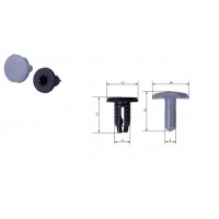 Клипсы (андапки) нажимные 6 мм