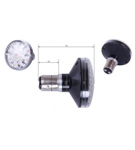 Лампа стопа светодиодная 4 цвета S25 12V 21/5W