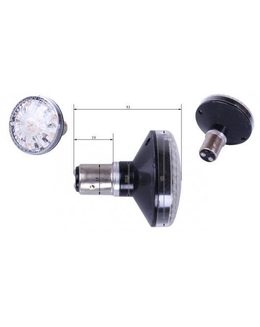 Лампа стопа светодиодная 4 цвета S25 12V 21/5W