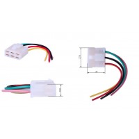 Разъем реле зарядки GY6 4+2 (мама) - 50CC4T