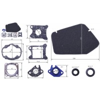 Ремкомплект двигателя (паронит) AF34/35 - DIO