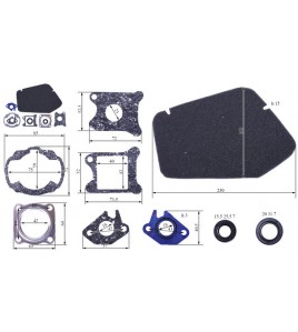 Ремкомплект двигателя (паронит) AF34/35 - DIO