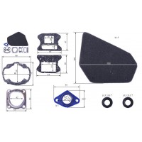 Ремкомплект двигателя (паронит) AF18/25 - DIO