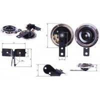 Сигнал 12V хром (пара 2 шт.) - Альфа