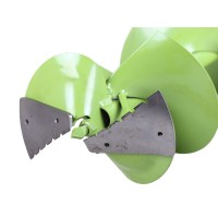 Шнек для льда (со сменными лезвиями) L-1000 мм диаметр 200 мм для мотобура