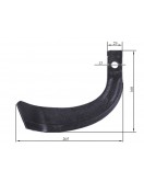 Нож фрезы левый IT-225 A-a 500gr 160*205 мм Mototraktor