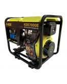 Генератор дизель KDE8500E 6.0/6.5KW однофазный, 220V (двигатель F192FE, свеча накала) YBX