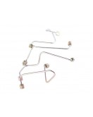 Топливопровод от насоса к форсунке, к-т. 4шт. 4L22BT