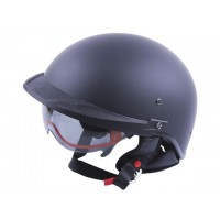 Шлем MD-513-1 черный матовый + черное стекло size M - VIRTUE